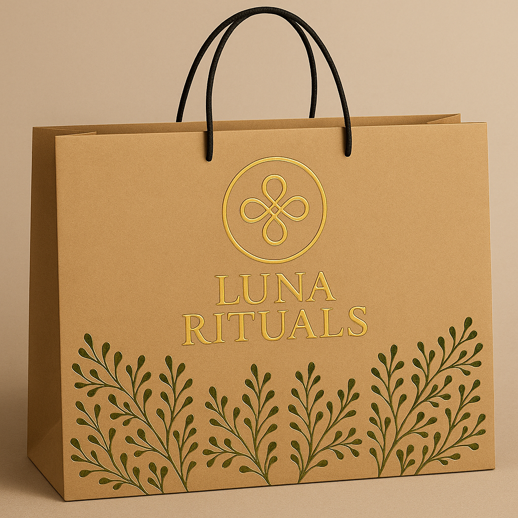 packaging sac publicitaire pour identité visuelle bien-être et spirituel
