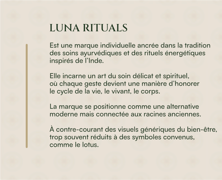 introduction présentation de l'identité visuelle bien-être et spirituel