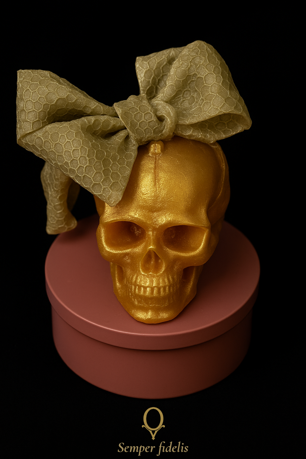 artisanat d'art noeuds girly skulls crâne vanité